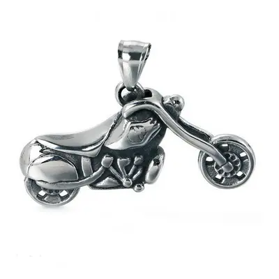 S4U Šperky4U Ocelový přívěsek - motorka chopper - OPP1893