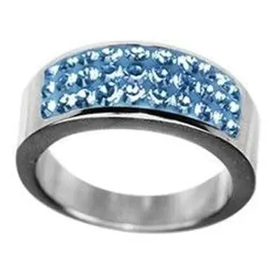 MARRE Prsten RSSW04 light sapphire s krystaly Swarovski Elements