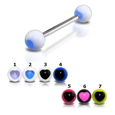 S4U Šperky4U Piercing do jazyka (č. 4) - PJ01106-BK