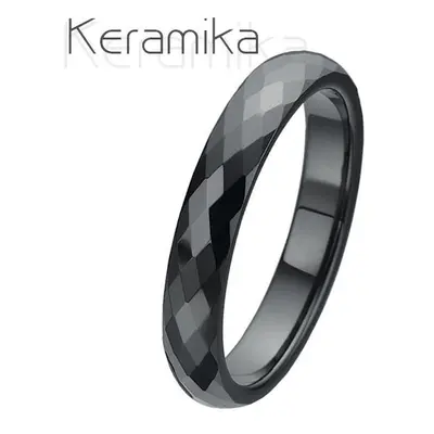 NUBIS KM1002-4 Dámský keramický snubní prsten, šíře 4 mm (50) - KM1002-4-50