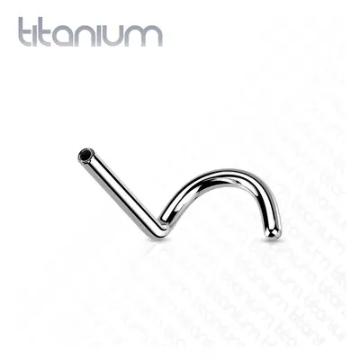 S4U Šperky4U Tyčka k PUSH IN piercing do nosu TITAN, 1,0 x 6 mm - TIT1146-1006