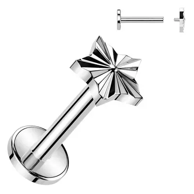 S4U Šperky4U Piercing do brady - labreta TITAN (1,2 x 8 mm) - TIT1310-1208