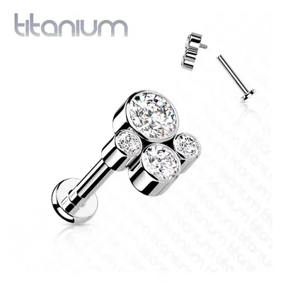 S4U Šperky4U Piercing do brady / ucha TITAN (1,2 x 8 mm) - TIT1188C-1208