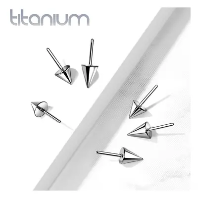 S4U Šperky4U Hrot k PUSH IN piercingu TITAN (3 x 4 mm) - TIT1151-034