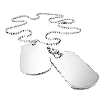 S4U Šperky4U Vojenské známky - dog tag + kuličkový řetízek - OPD600