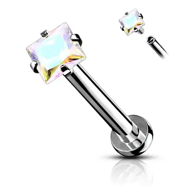 S4U Šperky4U Piercing do brady labreta / cartilge (1,2 x 6 mm) - LB1093AB-1206