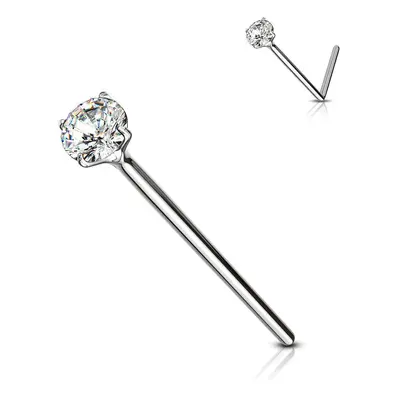 MARRE Variabilní piercing do nosu (čirá) - N01079-C