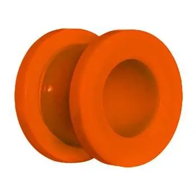 S4U Šperky4U Oranžový akylátový tunel šroubovací (18 mm) - TN01084-18