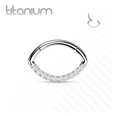 MARRE Segment - helix / cartilage / tragus piercing TITAN, 1,2 x 10 mm - TIT1164-1210