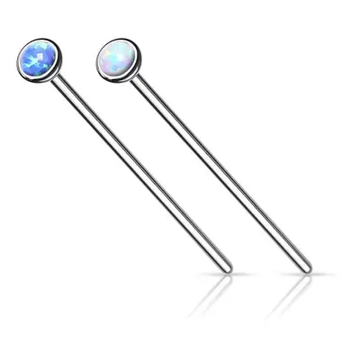 S4U Šperky4U Variabilní piercing do nosu, opál 2,5 mm (bílá) - N0144-OP17