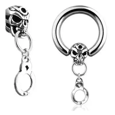 S4U Šperky4U Piercing - kruh lebka (1,2 x 13 mm) - K01010-1213