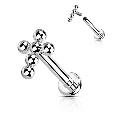 S4U Šperky4U Piercing do brady TITAN, 1,2 x 8 mm - TIT1249-1208