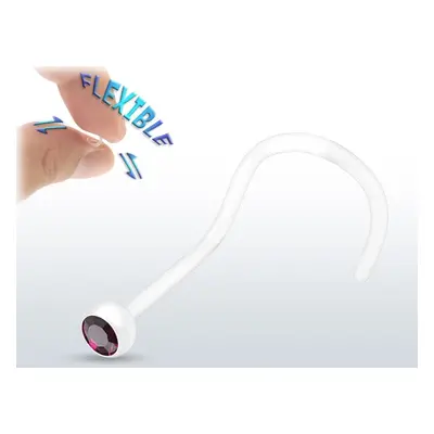 MARRE Piercing do nosu BioFlex (fialová) - N01060-A