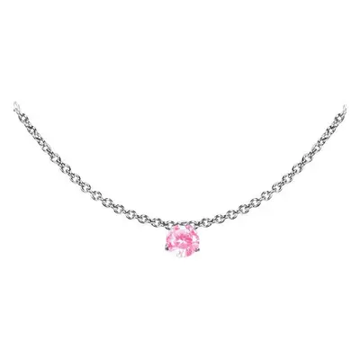 MARRE Náhrdelník chirurgická ocel s krystalem Swarovski NSSW01 rose