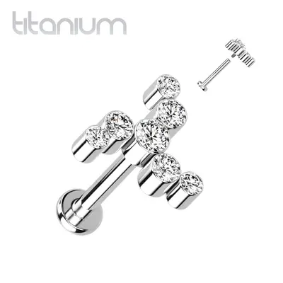 S4U Šperky4U Piercing do brady / ucha TITAN (1,2 x 8 mm) - TIT1202C-1208