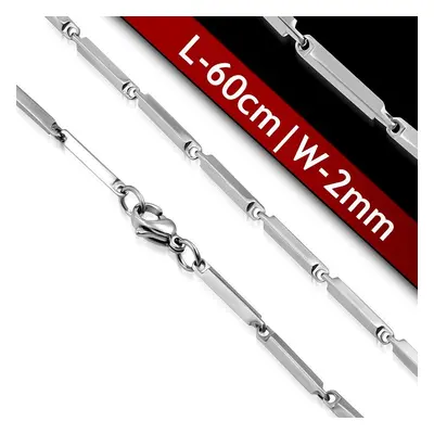 S4U Šperky4U Ocelový řetízek, tl. 2 mm, délka 60 cm - OPE1199-020-60