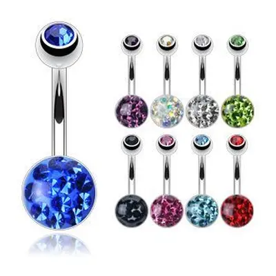 MARRE Piercing do pupíku se Swarovski krystalky HWNSD0106