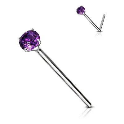 MARRE Variabilní piercing do nosu (tmavě fialová) - N01079-AR