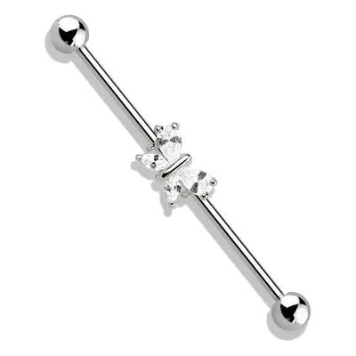 MARRE Industrial piercing - motýlek - ID01031-ST