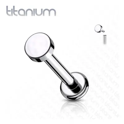 S4U Šperky4U Piercing do brady - labreta titan 1,2 x 8 mm (4 mm) - TIT1097-1208-04