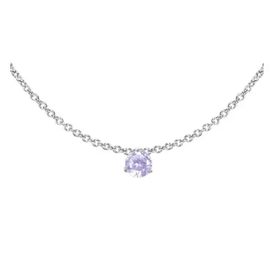 MARRE Náhrdelník chirurgická ocel s krystalem Swarovski NSSW01 lavender