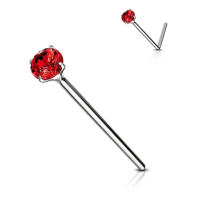 MARRE Variabilní piercing do nosu (červená) - N01079-R