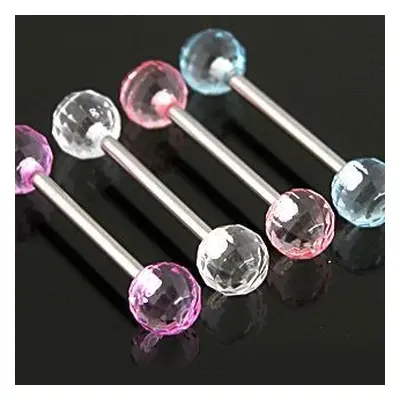 S4U Šperky4U Piercing do jazyka (tyrkysová) - PJ01154-Q