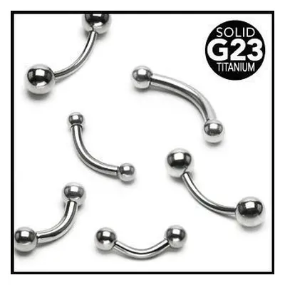 MARRE Piercing do obočí TITAN (4 mm, 1,6 x 16 mm)