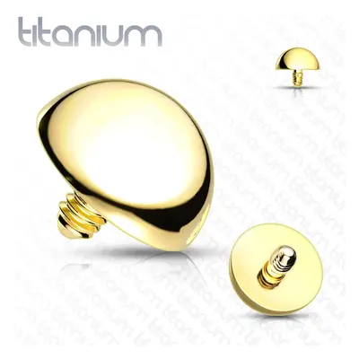 S4U Šperky4U Náhradní půlkulička TITAN, závit 1,2 mm (4 mm) - TIT1075-GD04