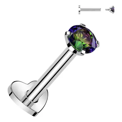 S4U Šperky4U Piercing do brady TITAN, Vitrail Medium (1,2 x 8 mm) - TIT1313VM-1208