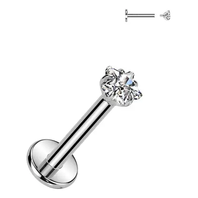 MARRE Piercing do brady - labreta titan hvězda (1,2 x 6 mm) - TIT1349-1206