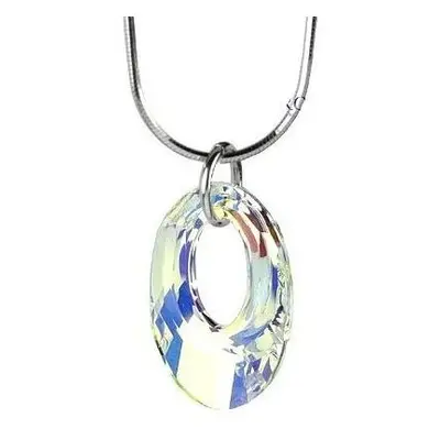 Stříbrný přívěsek Helios Crystal AB se Swarovski Elements