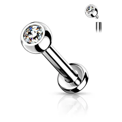 S4U Šperky4U Piercing do brady TITAN - vnitřní závit (1,6 x 6 mm) - TIT1010C-16063