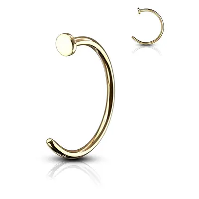 S4U Šperky4U Pozlacený piercing do nosu (0,8 x 6 mm) - N01146-0806