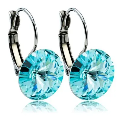 S4U Šperky4U Ocelové náušnice - Aquamarine - NBSS006