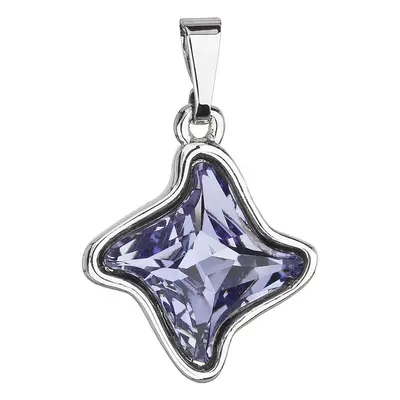 Evolution Group Přívěsek bižuterie se Swarovski krystaly modrá hvězdička 54034.3 tanzanite