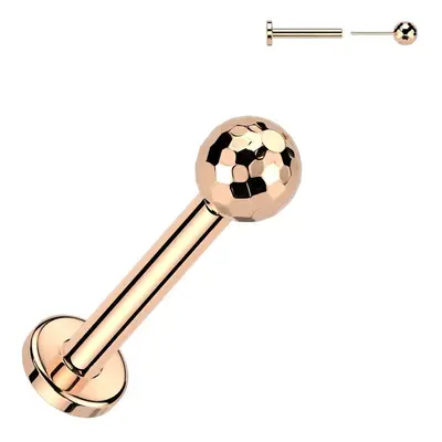 MARRE Piercing do brady - PUSH IN labreta TITAN (rosegold) - TIT1324