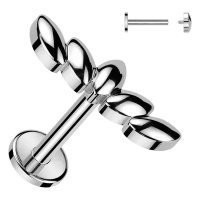 S4U Šperky4U Piercing do brady labreta / cartilge (1,2 x 6 mm) - LB1118-1206