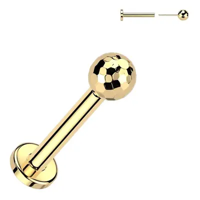 MARRE Piercing do brady - PUSH IN labreta TITAN (gold) - TIT1324