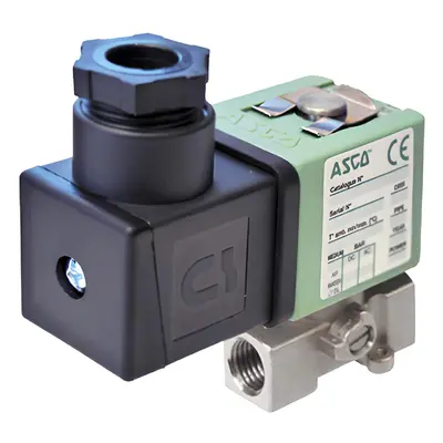 A.P.I. Solenoidový nerezový ventil G256NCS-18C Cívka: 230 V AC