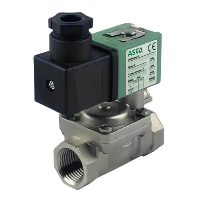 A.P.I. Solenoidový ventil nerezový 2/2 NO - G238NOS-34 Cívka: 24 V DC