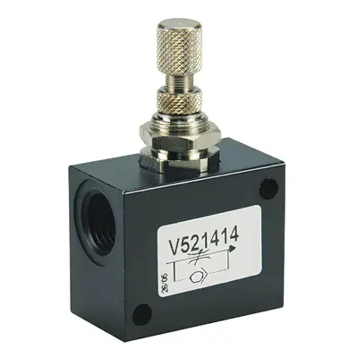 Pneumatics & Hydraulics Šrtící ventil s vnitř. závitem, jednostranně šrkcený G3/8"