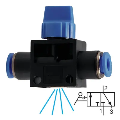 Pneumatics & Hydraulics Uzavírací ventil s odvětráním 12