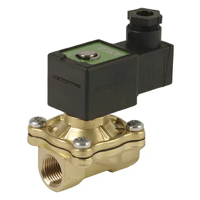 A.P.I. Solenoidový ventil mosazný 2/2 NC - G238-10 Cívka: 230 V AC