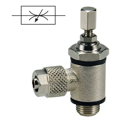 API Škrtící ventil oboustranné 6/4 mm - G1/8"