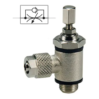 API Škrtící ventil na odfuku 6/4 mm - G1/8"