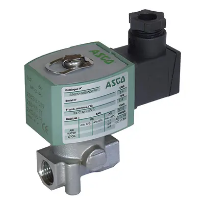 A.P.I. Solenoidový ventil nerezový E262NCS-14F Cívka: 230 V AC