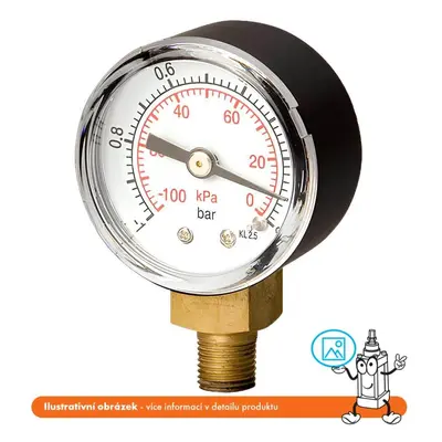 Pneumatics & Hydraulics Manometr stranový 0/10 bar - 40 - 1/8"