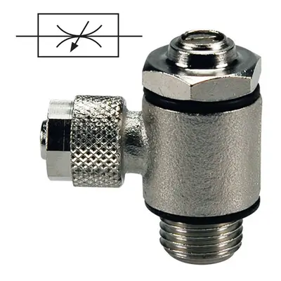 A.P.I. Škrtící ventil oboustranné 6/4 mm - G1/8"