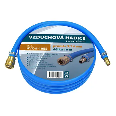 Black Wind Hadice pro stlačený vzduch HV 14/9 mm + Rychlospojka DN7,2 - 10 m